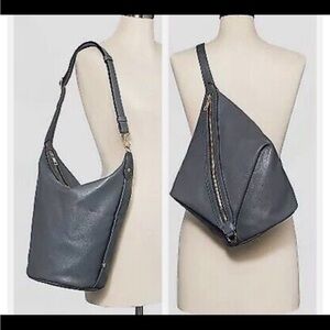 Faux Leather Shoulder Bag